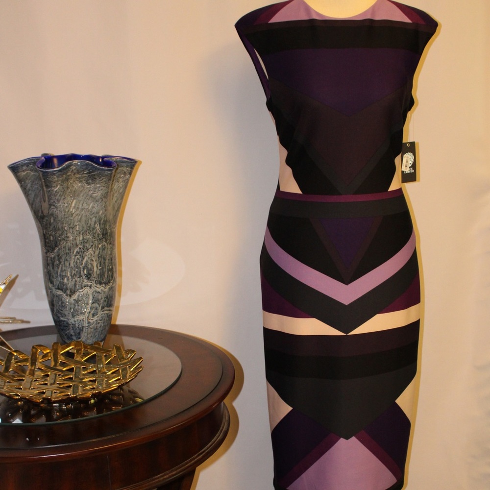 NWT. Vince Camuto Elegant dress.